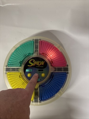 #ad Milton Bradley#x27;s VINTAGE 1978 Clear Battery Operated SIMON Says Game Tested $15.99