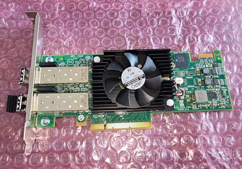 DELL Emulex LPE16002 Dual-Port 16Gb/s PCIe x8 FC Host Bus Adapter 0F3VJ6 FP