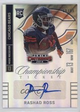 2014 Contenders Championship Ticket 66/99 Rashad Ross (Blue Jersey) Auto 7eo