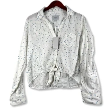 Nwt New Rails Womens Star Print Cute Shirt Top Blouse! *READ