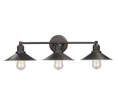 Z-Lite Casa 3 Light Bathroom Vanity Wall Sconce Light Fixture Olde Bronze 27''