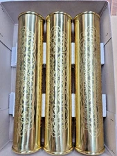 Hermle-Kieninger Tublar grandfather weight shell 60 x280  with engraved design