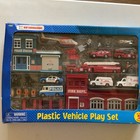 Kid Connection Plastic Vehicle Police & Fire Emergency Play Set #501