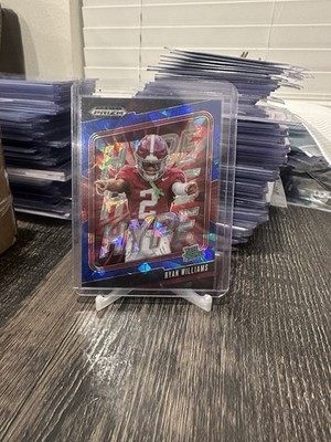 2025 Panini Prizm Draft Picks - Hype Ryan Williams #19 Blue Ice Prizm /149 (RC)