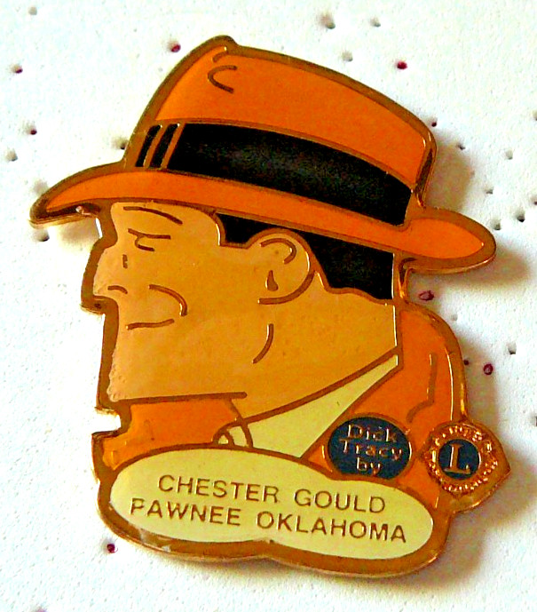 Lions Club Pins - DICK TRACY, FICTIONAL CRIME FIGHTER