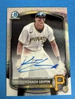 Konnor Griffin 2025 Bowman Mega Box Mojo Auto On-Card BMA-KG Pirates