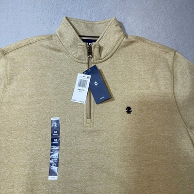 IZOD Quarter Zip Pullover Mens XLT Camel New Advantage Performance Big & Tall