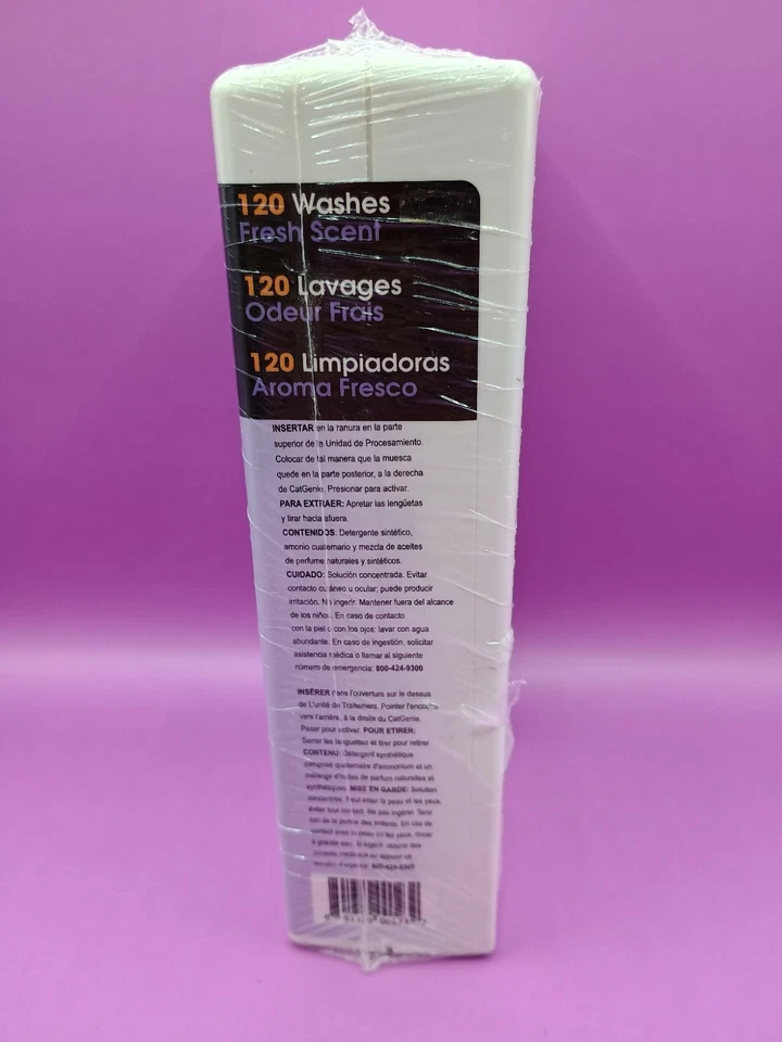 Cat Genie 120 Washes SaniSolution Cartridge Fresh Scent SEALED - Image 4 of 4