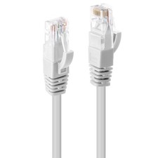 LINDY 7.5m Cat.6 U/UTP Network Cable, White 7.5m White
