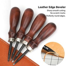 Sharp Leather Edge Beveler Skiving Tools DIY Belt Maker High Carbon Steel Craft