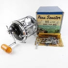 Vintage Penn Senator 115- 9/0 Fishing Reel. W/ Box. Made in USA.