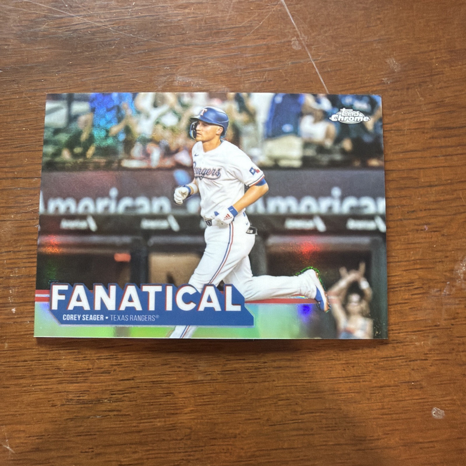 2025 Topps Chrome Corey Seager Fanatical Case Hit SSP Rangers #FAN-11