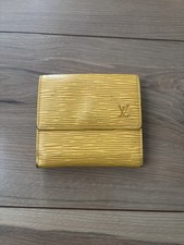 Louis Vuitton Wallet Yellow Epi