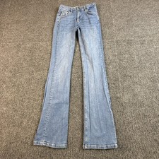Zara Women Size 2 Light Wash Bootcut Flare Denim Jeans Blue 3175/043/400/34