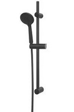 SWIRL SHOWER KIT MODERN DESIGN MATT BLACK