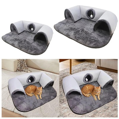 Katzentunnel Bett Übung bequem interaktiv für Indoor Katzen Kätzchen Häschen