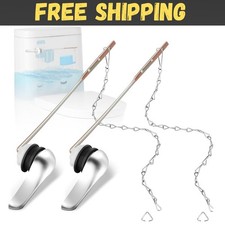 2 Pack Toilet Handle Replacement Kit, Universal Front Mount Toilet Flush Lever R