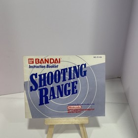 Shooting Range NES 1989 w/ Manual & OEM Nintendo Rental Case