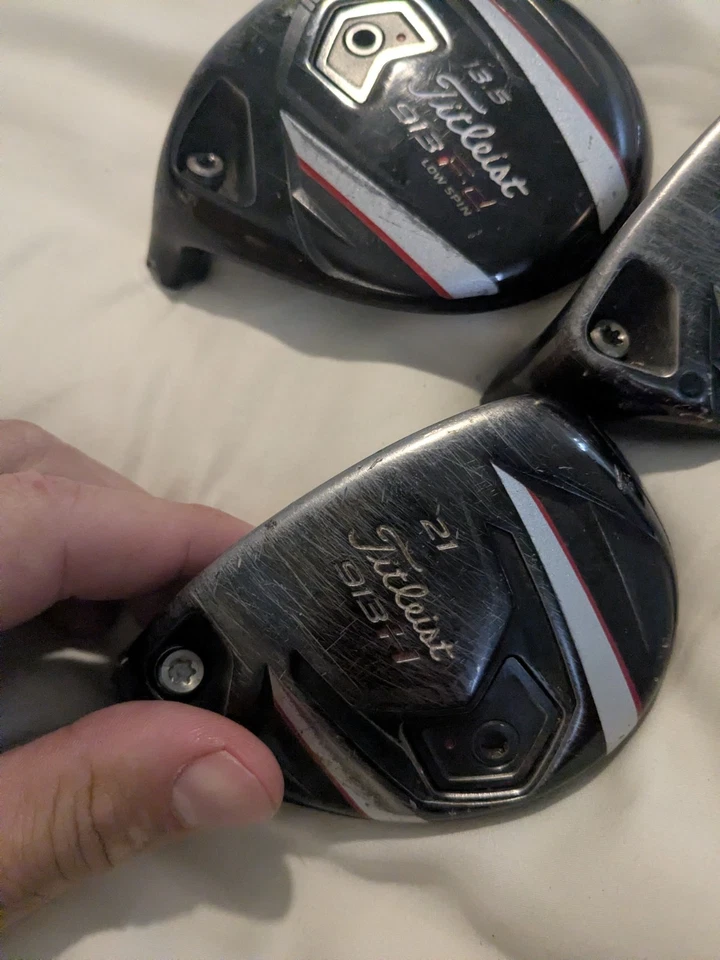 Left Titleist 913 wood head set.913fd 13.5.913h 19,21 - Image 3 of 4
