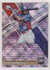 2019 Panini Elite Extra Edition Aspirations Purple /250 Fidel Montero #188 2d6