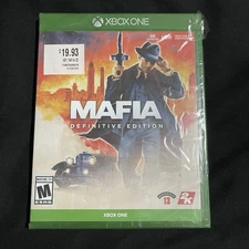 Mafia Definitive Edition Microsoft Xbox One Torn Shrink Wrap NEW SEALED SEE PICS