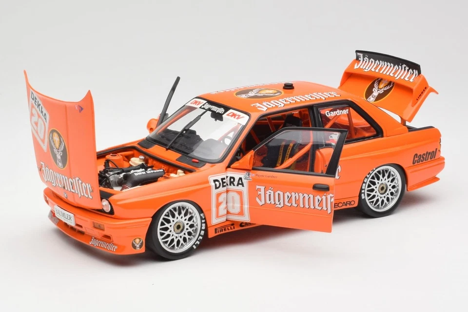 180922020-O BMW M3 E30 Jagermeister n20 W.Gardner DTM 1992 No Outside Box Minich - Image 2 of 4