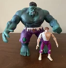 Vintage 1996 ToyBiz Incredible Hulk “Savage Transformation” Hulk with Banner