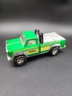 Vintage 1980s Tonka Die Cast Pick Up Truck Lime Green Roll Bar