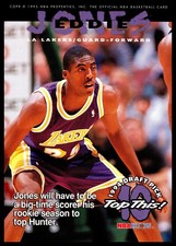 1995 Skybox Top This! Eddie Jones Lindsey Hunter Los Angeles Lakers #430