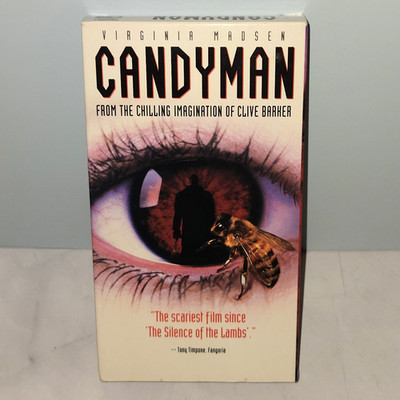 Candyman (VHS, 1992) Horror Movie w/Tony Todd & Virginia Madsen Columbia TriStar
