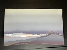 Ron Hoeksma distant mountain, Serigraph Signed and Numbered