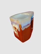 KOKOPELI Drip Glaze COFFEE CUP Stackable MUG Stoneware Pottery RODOLFO PADILLA