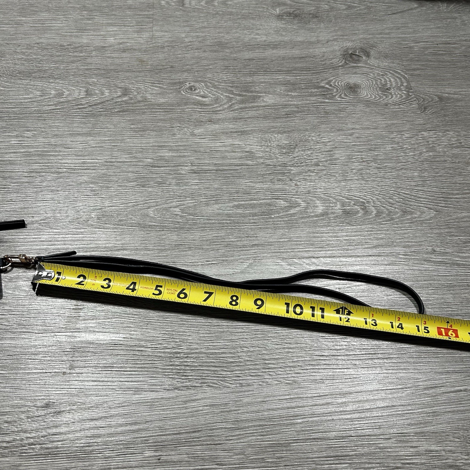 TORY BURCH Emerson Lanyard Luggage Saffiano Leather ID/Credit Card Holder Black thumbnail 9