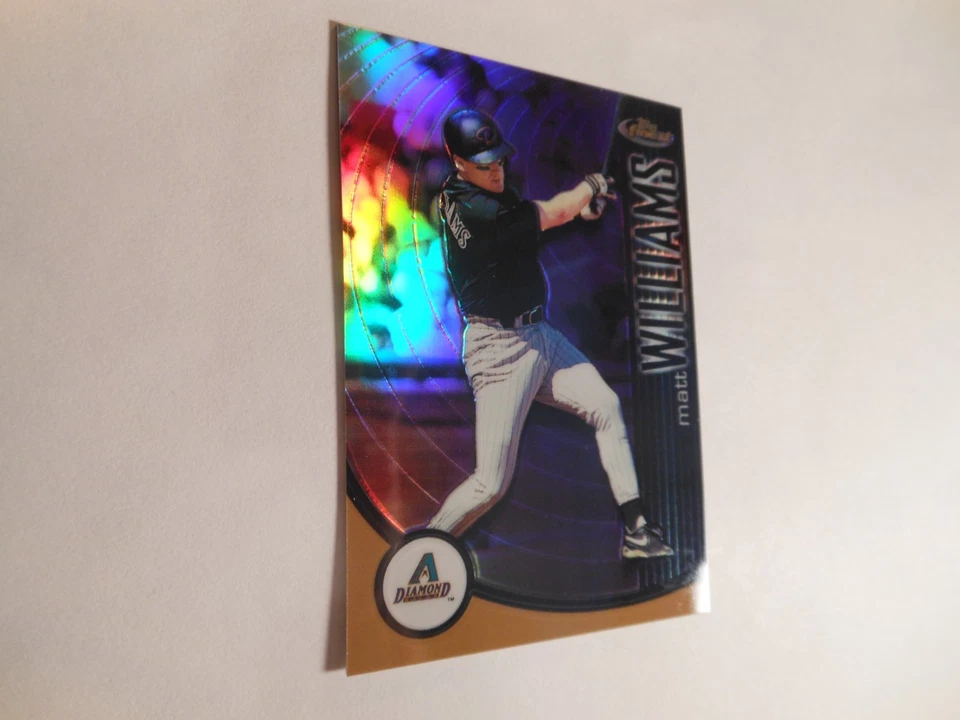 2001 Finest Refractors #76 Matt Williams Arizona Diamondbacks #468/499 - Image 3 of 4