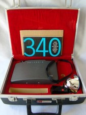 Vintage POLAROID LAND CAMERA Model 340, Case, Accessories, Book FOR PARTS