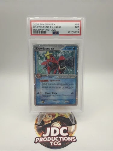 Pokemon Crawdaunt ex Holo 2006 Holon Phantoms #99 PSA 7
