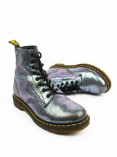 Dr. Martens 1460 Pascal Iridescent Crackle Leather Boots EU 39 US 8 25 cm