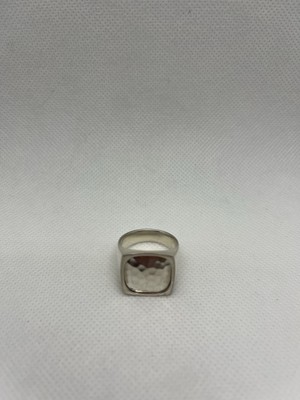 Georg Jensen Smithy Signed Hammered Unisex Ring