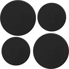 Reston Lloyd Electric Stove Burner Covers, Set of 4, Black, 10" X 0.5" X 10" (Le