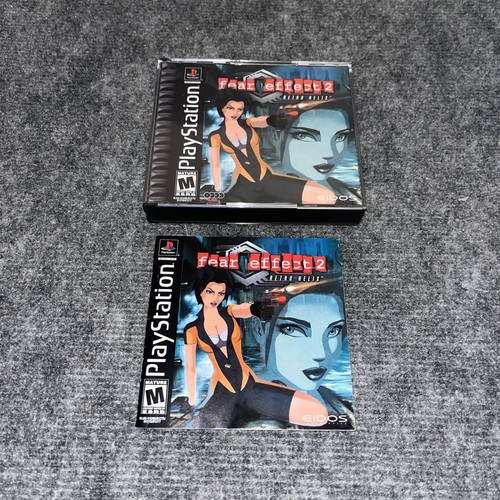 Fear Effect 2: Retro Helix PS1 Sony PlayStation 1, 2001 CIB w. Manual - Tested
