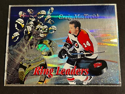 Box 3: 1994-95 TSC OVERSIZE SILVER BORDER PROOF Ring Leaders Craig MacTavish PHI