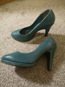 turquoise shoes new look