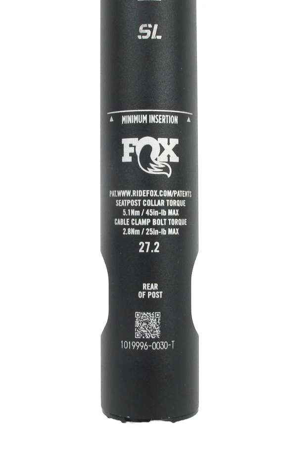 Tija de sillín interna con cuentagotas FOX Transfer SL 27,2 50 mm precio de venta sugerido por el fabricante $399 Foto 3 de 4