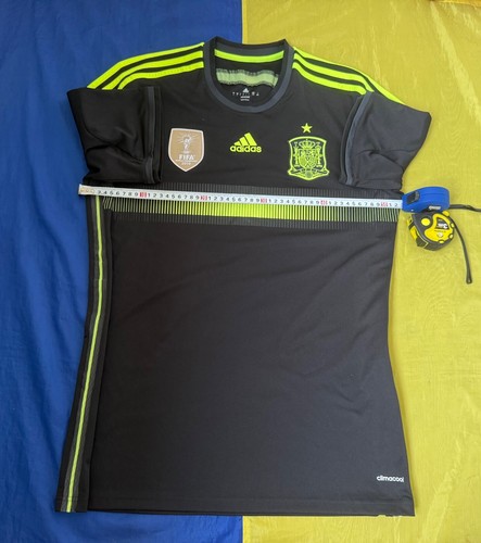 SPAIN NATIONAL TEAM 2013-2014 AWAY SOCCER JERSEY FOOTBALL ADIDAS Sz.L - Picture 13 of 14