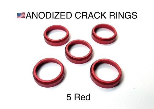 🇺🇸Duck Call Crack Rings (Olt style) Duck Calls 5 Red - Picture 1 of 5