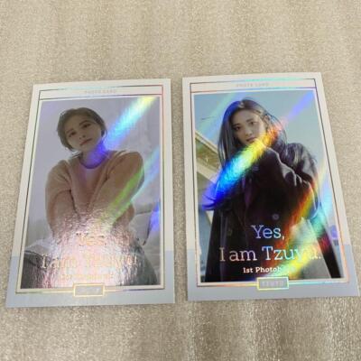 yes i am tzuyu 写真集 ポストカード付き TWICE Tzuyu Yes, I am Tzuyu Blue & Peach ver. 1st Photobook with