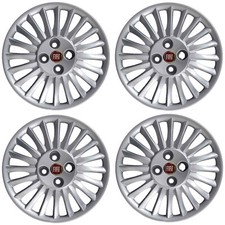 SET 4 KIT COPRICERCHI COPPA RUOTA FIAT GRANDE PUNTO RAGGIO 15 R15 15'' 1215LR