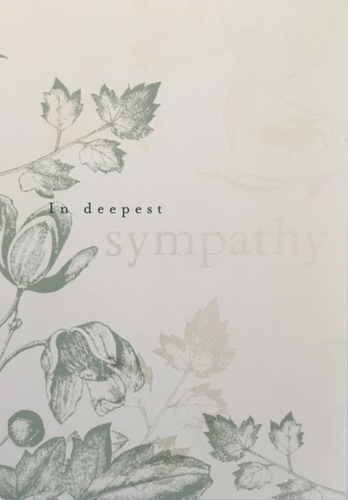 Marcel Schurman - Sympathie - grünes Blumenmuster mit perlmuttfarbenem Tintenüberzug