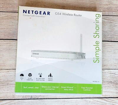 NETGEAR Wireless-G Router Internet Modem 54 Mbps 4-Port 10/100 WGR614 