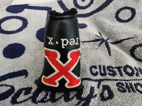 Scotty Cameron/Titleist Red X REDX Putter Headcover Golf Head cover AM&E Black⛳